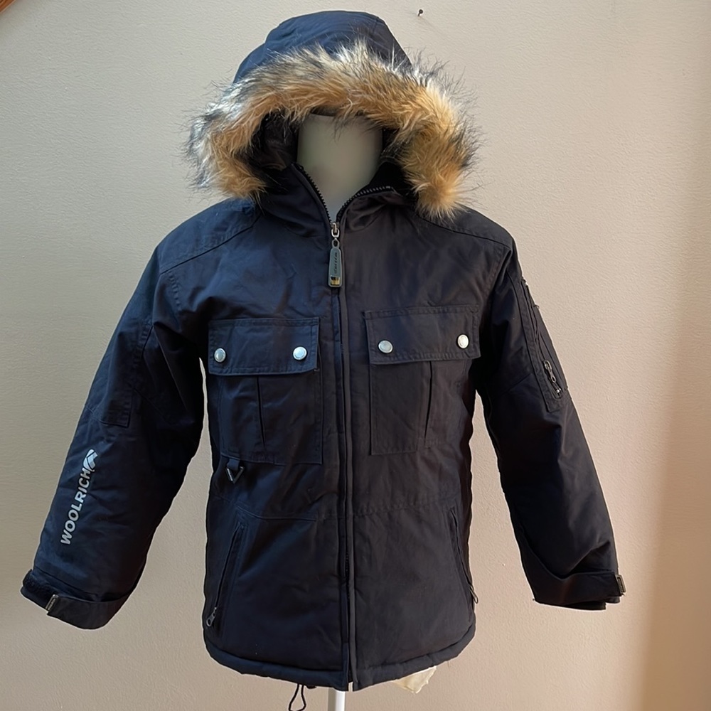Woolrich Boys Hooded Jacket S 7/8